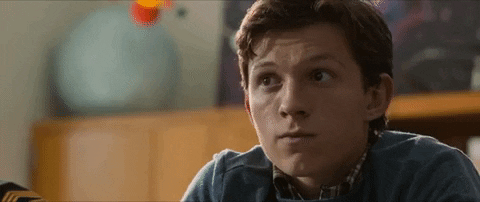 Looking Around Tom Holland GIF By Spider-Man via Giphy