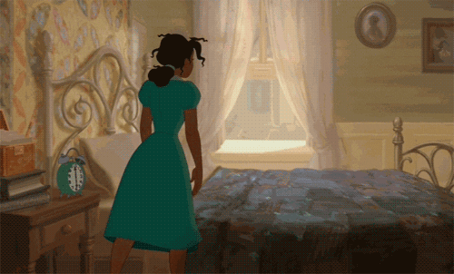 Tired gif from The Princess and the Frog via Giphy
