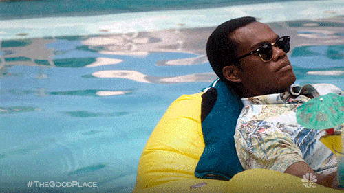 Relaxed Season 4 GIF By The Good Place via Giphy