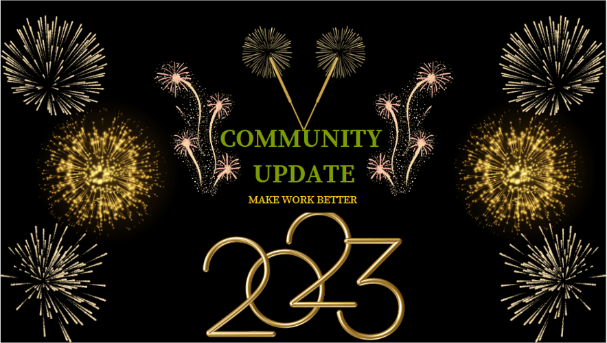 New years 2023 community upate
